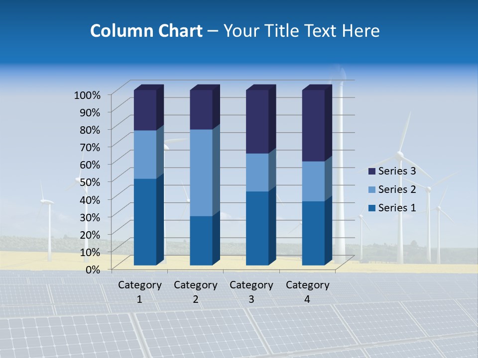 Solar Panel Elektrizitaet Eco PowerPoint Template