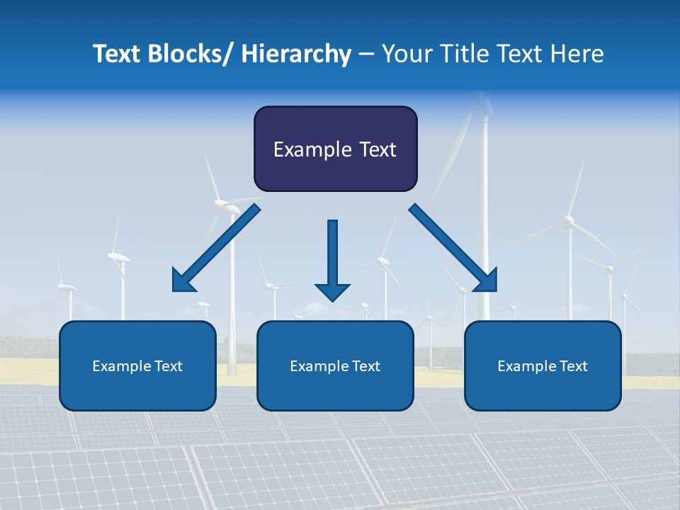 Solar Panel Elektrizitaet Eco PowerPoint Template