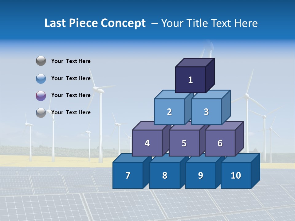 Solar Panel Elektrizitaet Eco PowerPoint Template