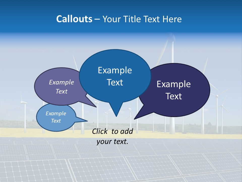 Solar Panel Elektrizitaet Eco PowerPoint Template