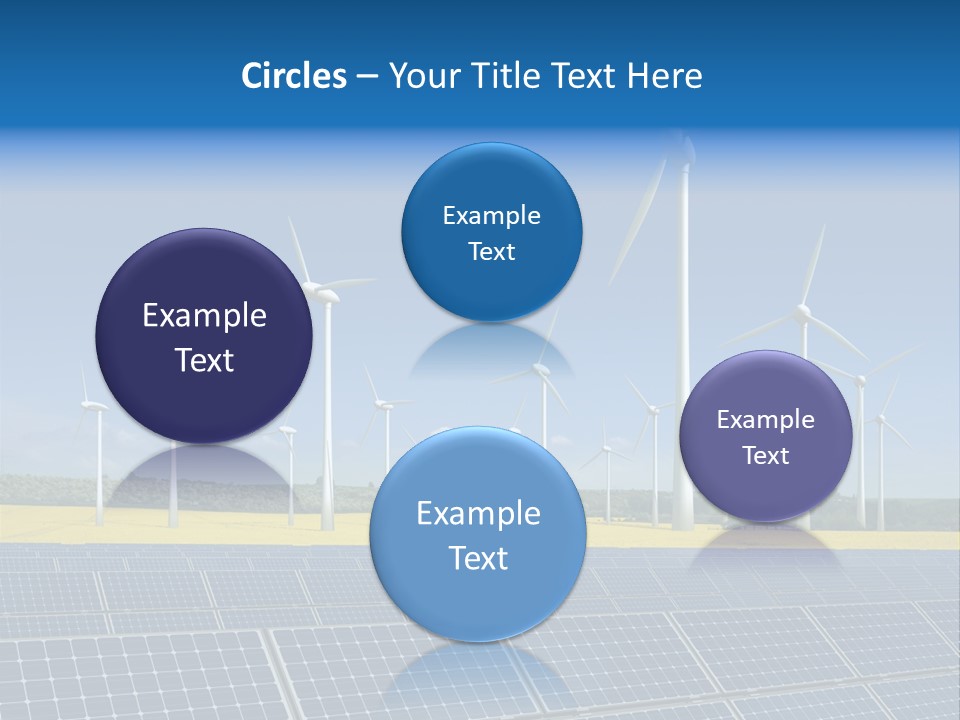 Solar Panel Elektrizitaet Eco PowerPoint Template