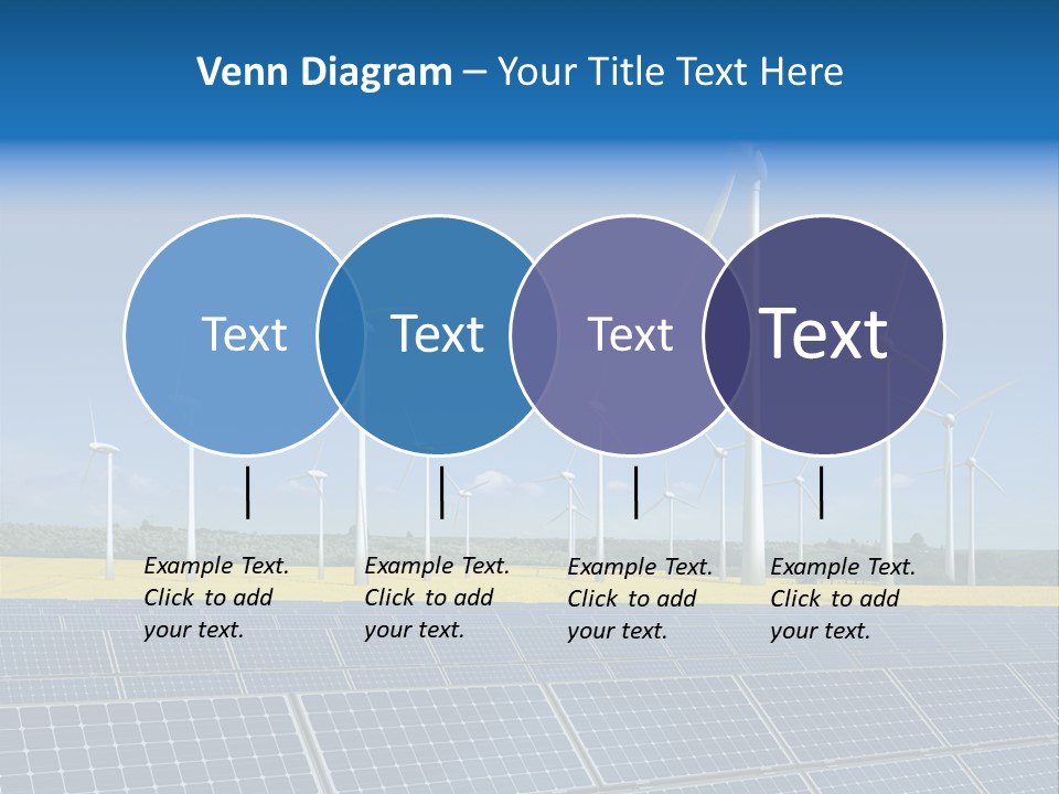 Solar Panel Elektrizitaet Eco PowerPoint Template