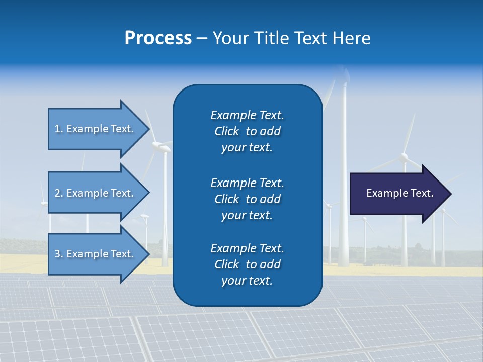 Solar Panel Elektrizitaet Eco PowerPoint Template