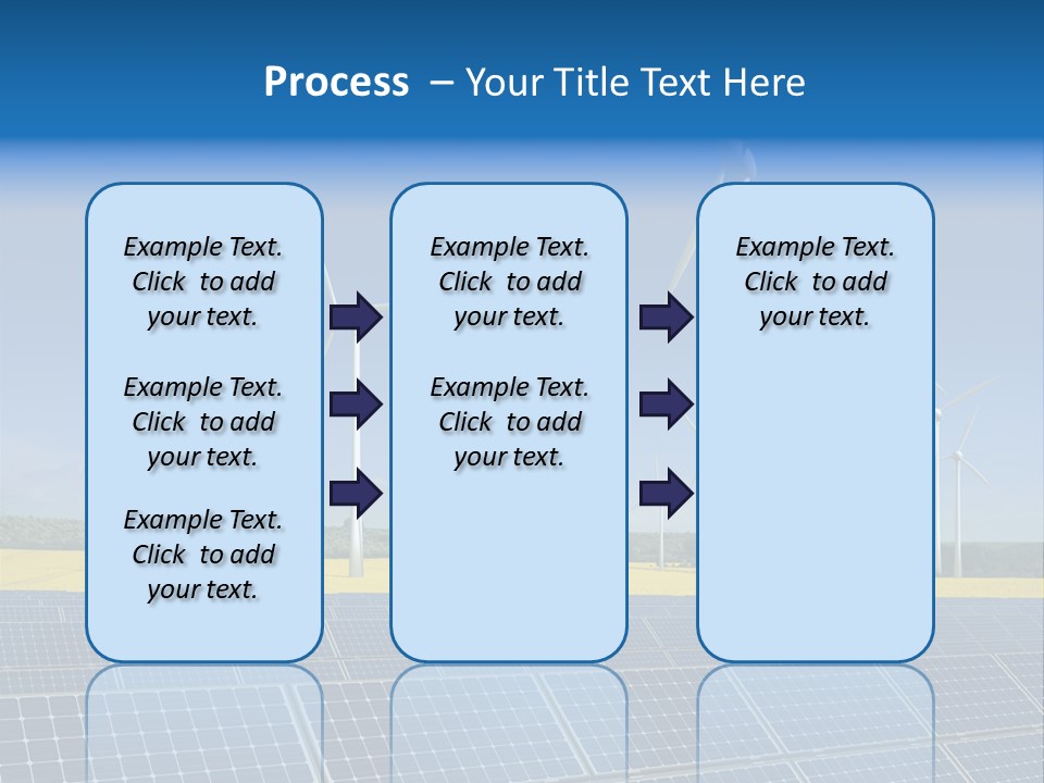 Solar Panel Elektrizitaet Eco PowerPoint Template
