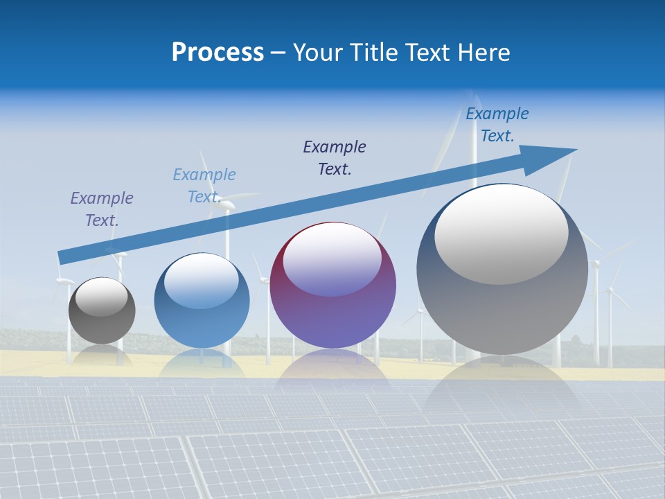 Solar Panel Elektrizitaet Eco PowerPoint Template