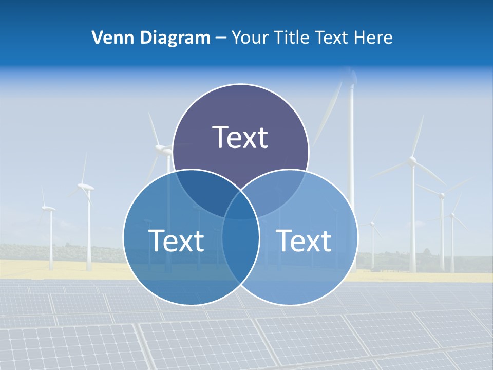 Solar Panel Elektrizitaet Eco PowerPoint Template