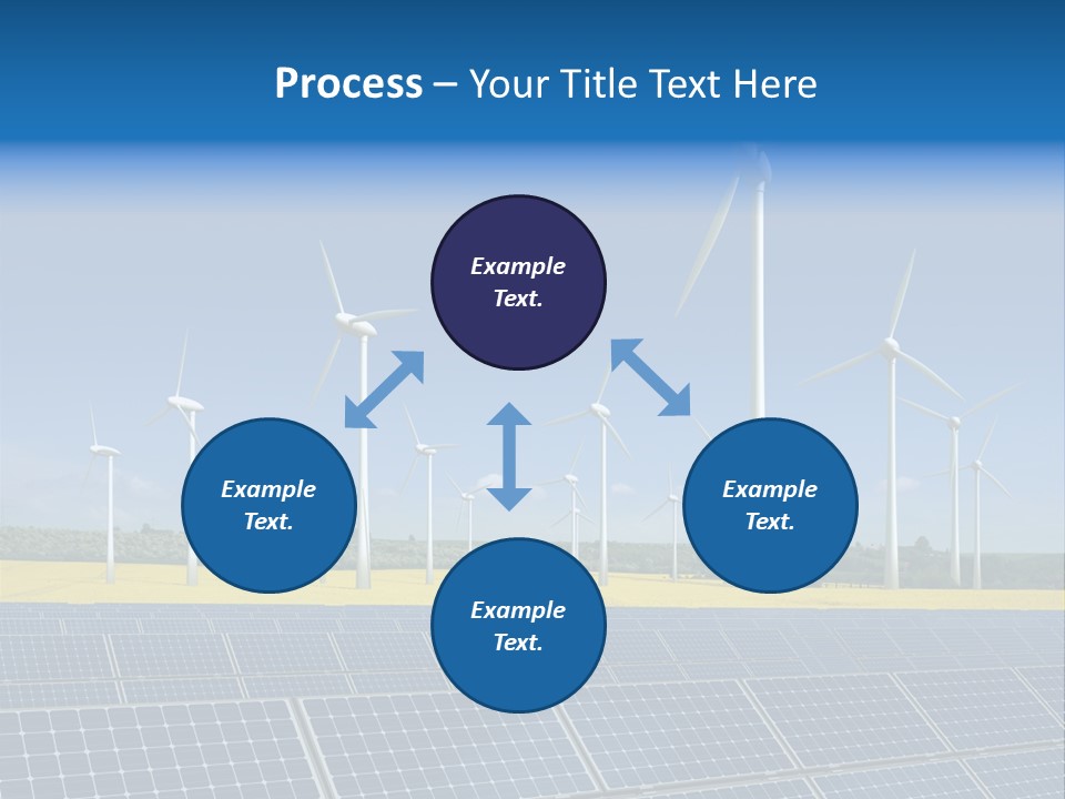 Solar Panel Elektrizitaet Eco PowerPoint Template