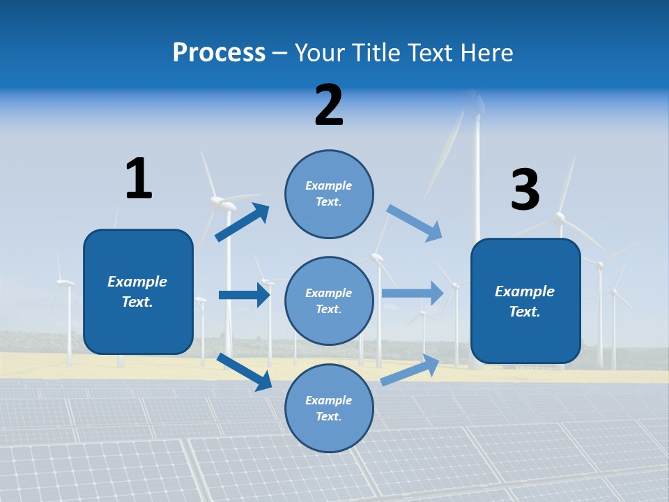 Solar Panel Elektrizitaet Eco PowerPoint Template
