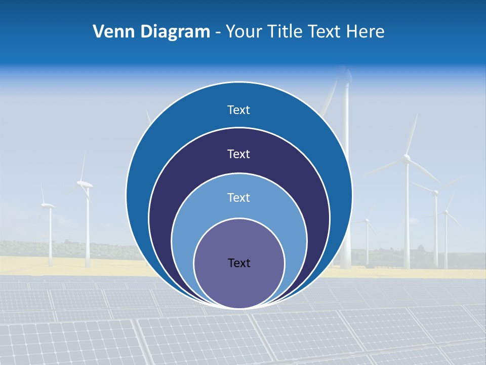 Solar Panel Elektrizitaet Eco PowerPoint Template
