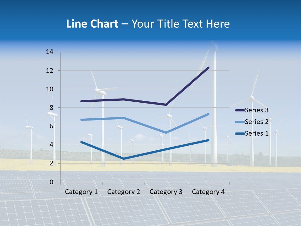 Solar Panel Elektrizitaet Eco PowerPoint Template