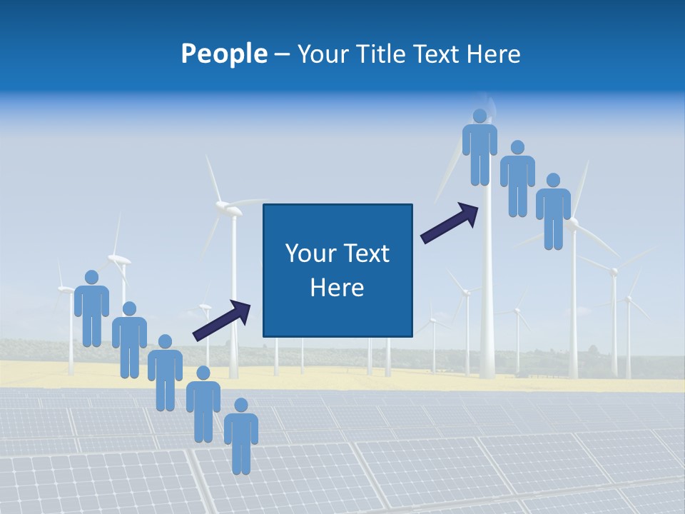 Solar Panel Elektrizitaet Eco PowerPoint Template