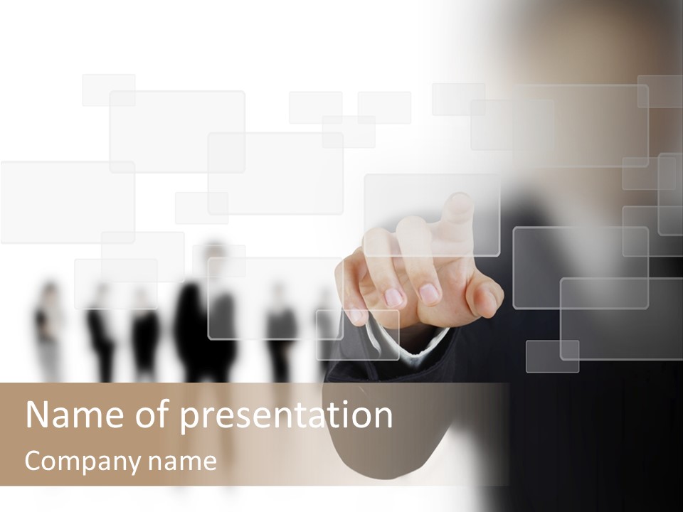 Reality Button Future PowerPoint Template