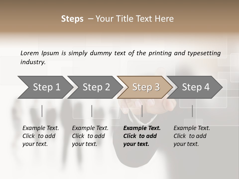 Reality Button Future PowerPoint Template