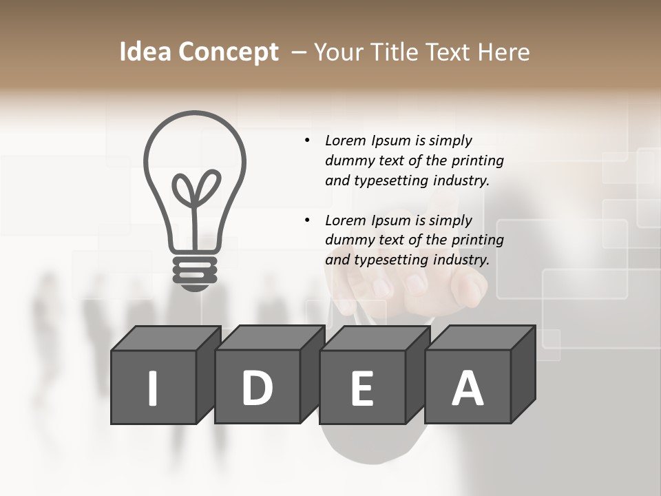 Reality Button Future PowerPoint Template