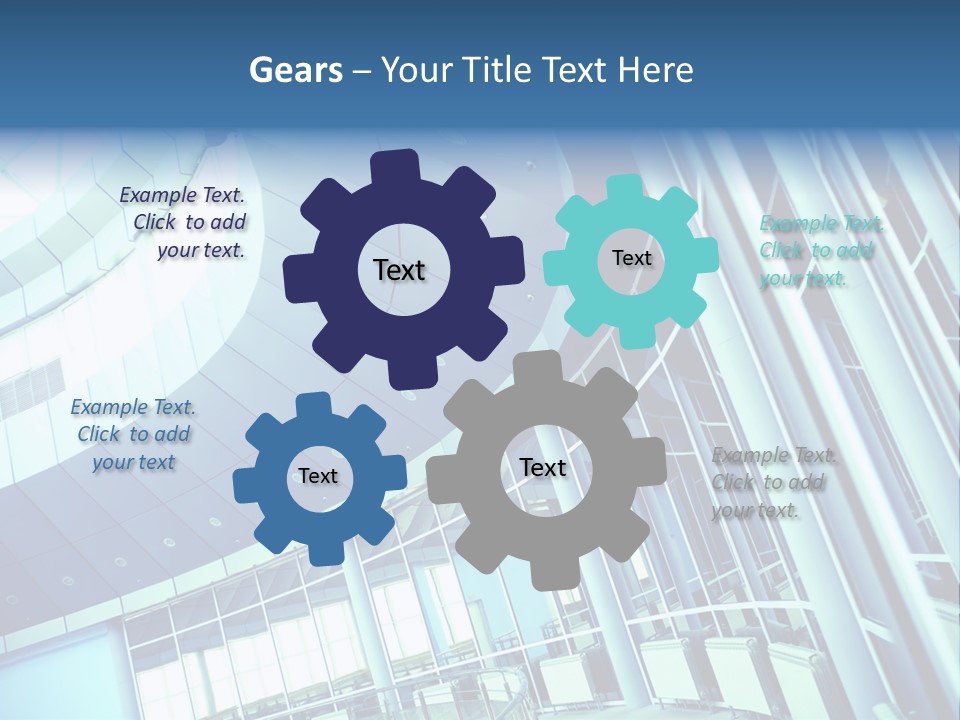 Motion White Office PowerPoint Template