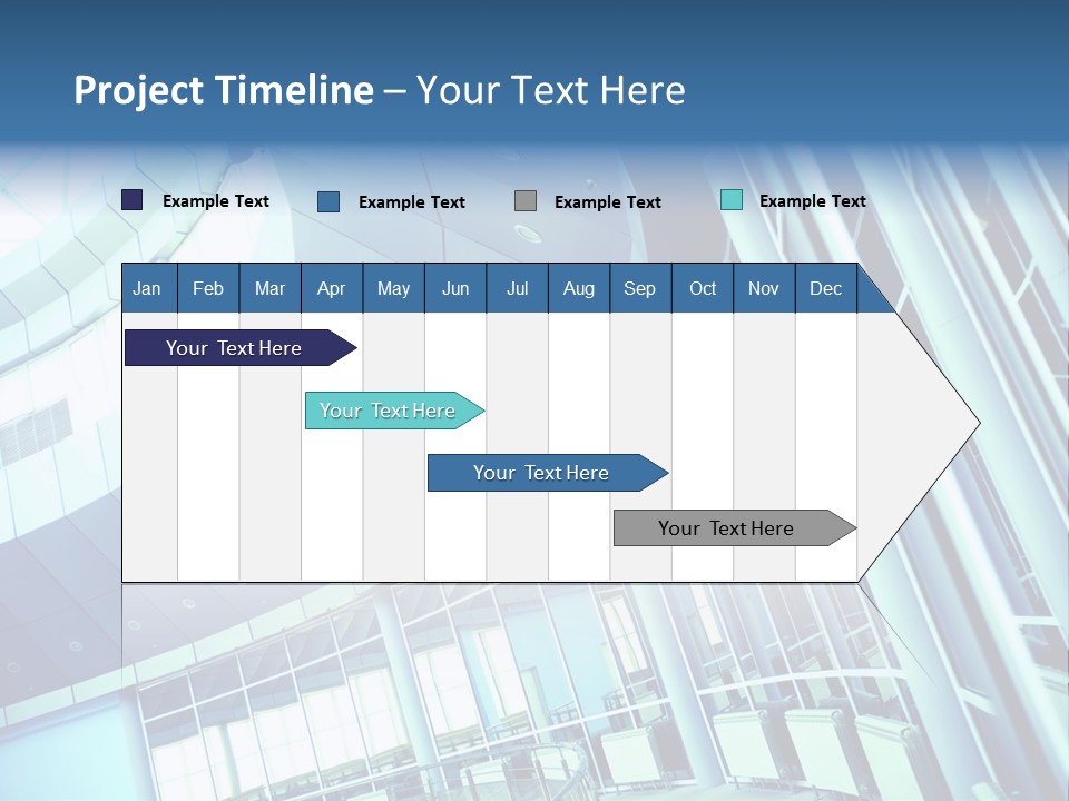 Motion White Office PowerPoint Template