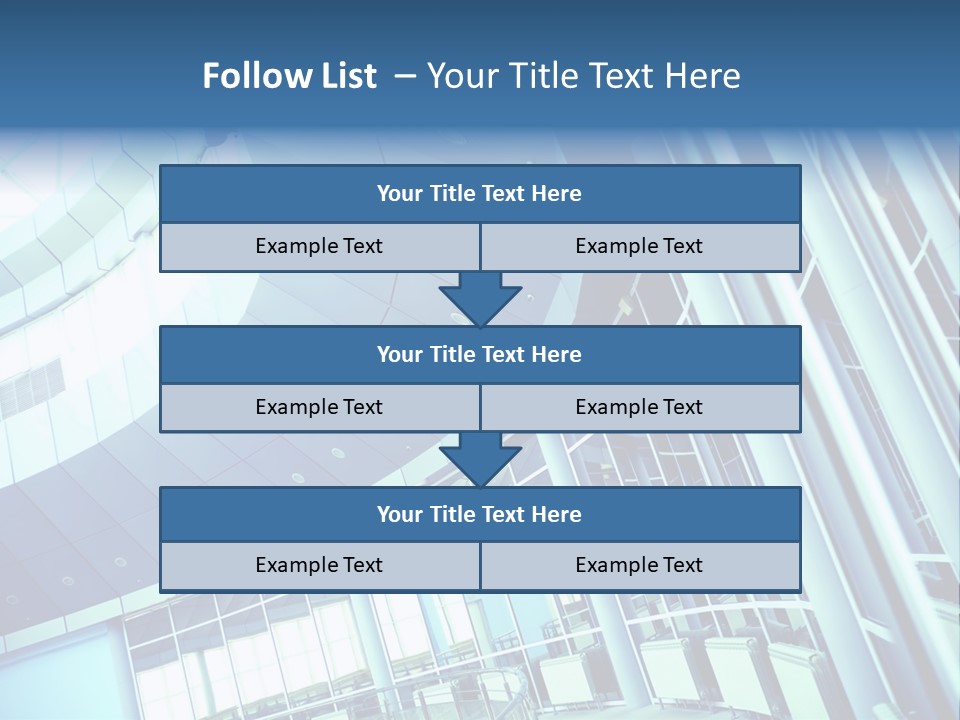 Motion White Office PowerPoint Template