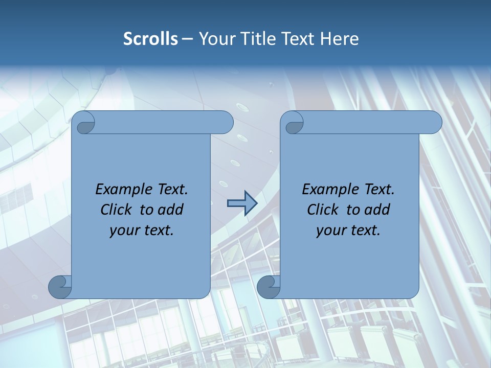 Motion White Office PowerPoint Template