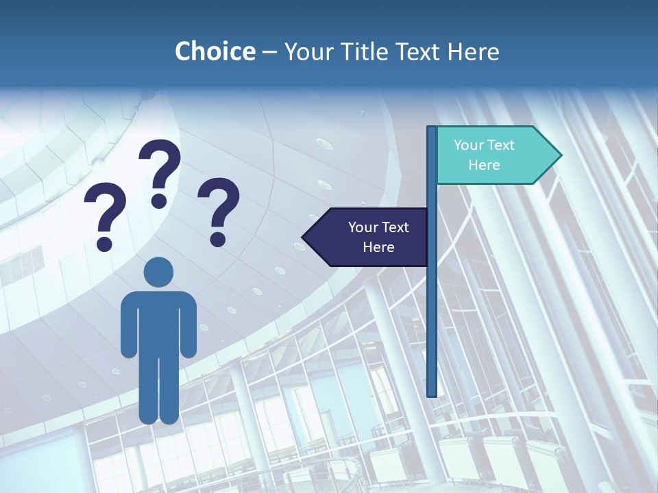 Motion White Office PowerPoint Template