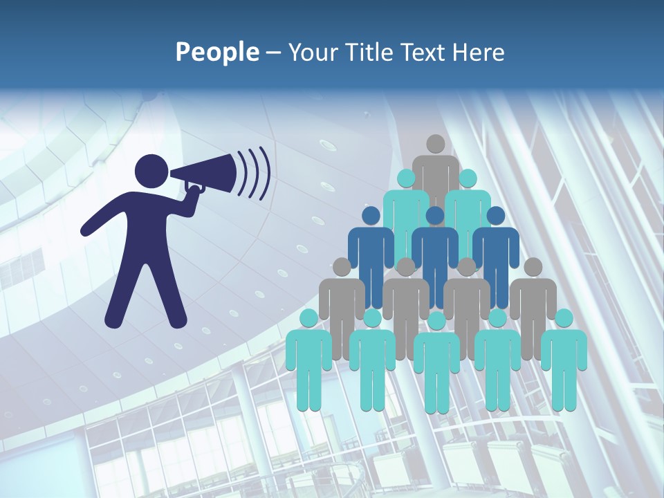 Motion White Office PowerPoint Template