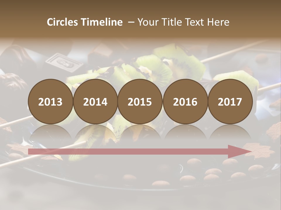 Sweet Vegetarian Skewer PowerPoint Template