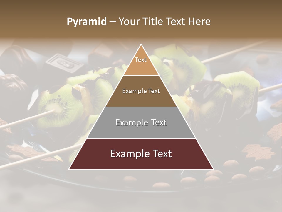 Sweet Vegetarian Skewer PowerPoint Template