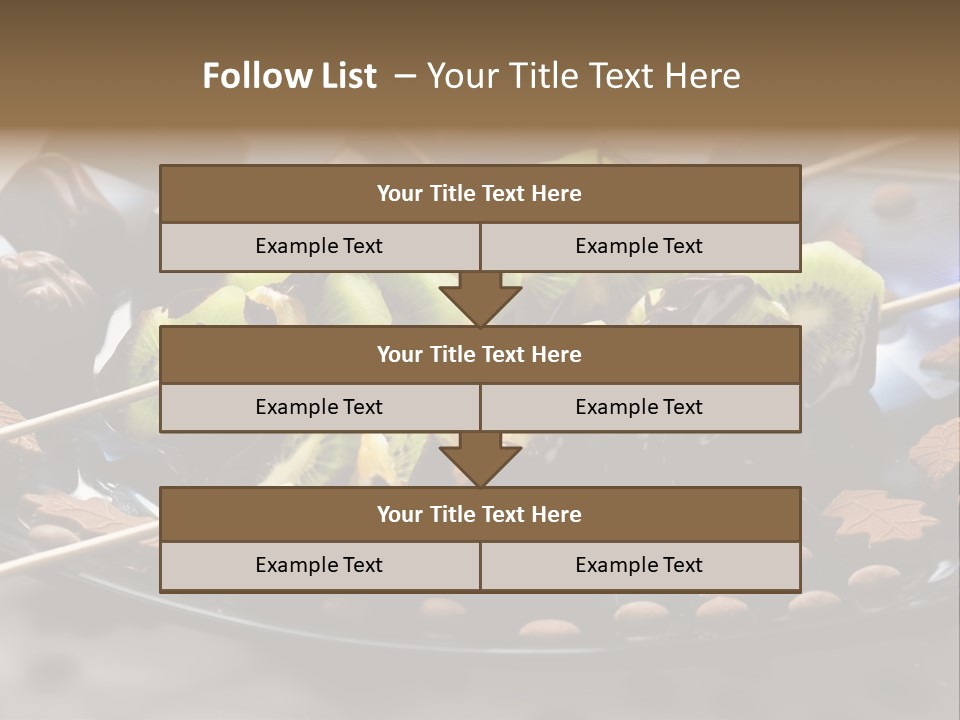 Sweet Vegetarian Skewer PowerPoint Template