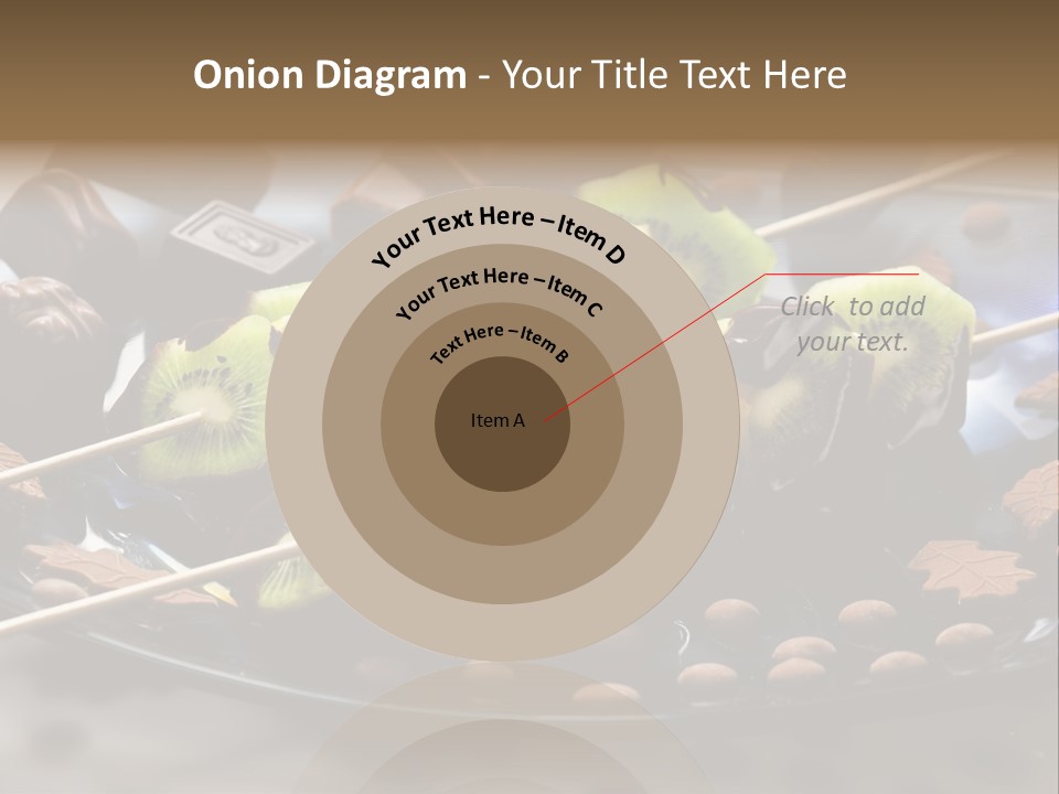 Sweet Vegetarian Skewer PowerPoint Template
