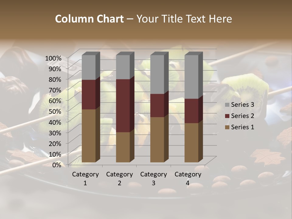 Sweet Vegetarian Skewer PowerPoint Template
