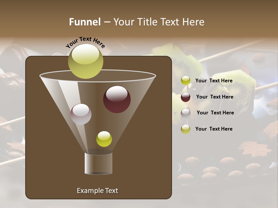 Sweet Vegetarian Skewer PowerPoint Template