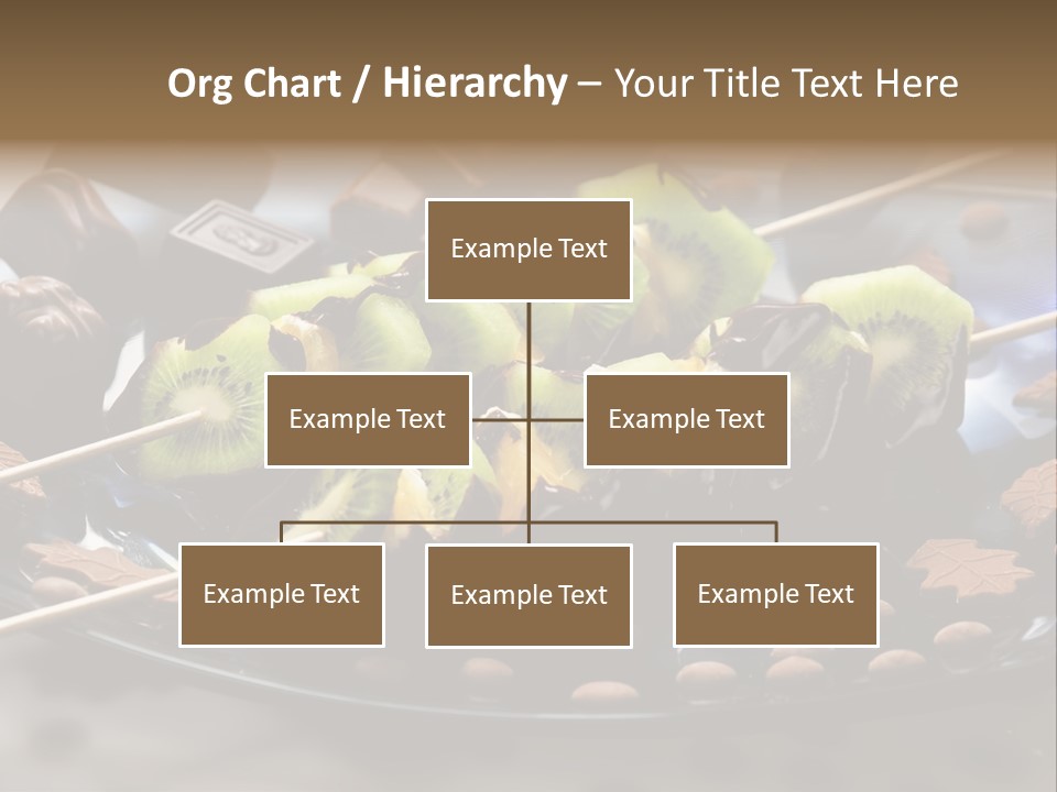 Sweet Vegetarian Skewer PowerPoint Template