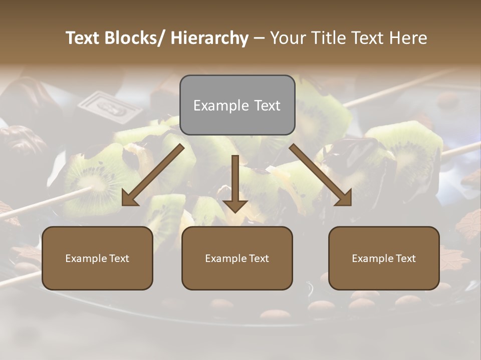 Sweet Vegetarian Skewer PowerPoint Template