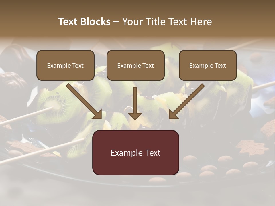 Sweet Vegetarian Skewer PowerPoint Template
