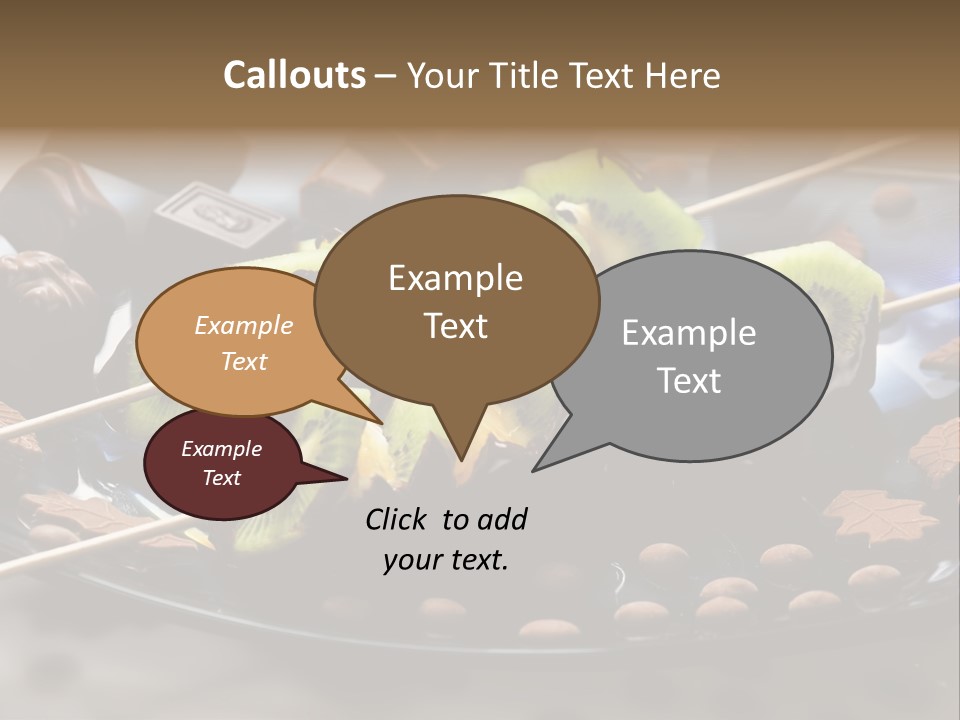 Sweet Vegetarian Skewer PowerPoint Template