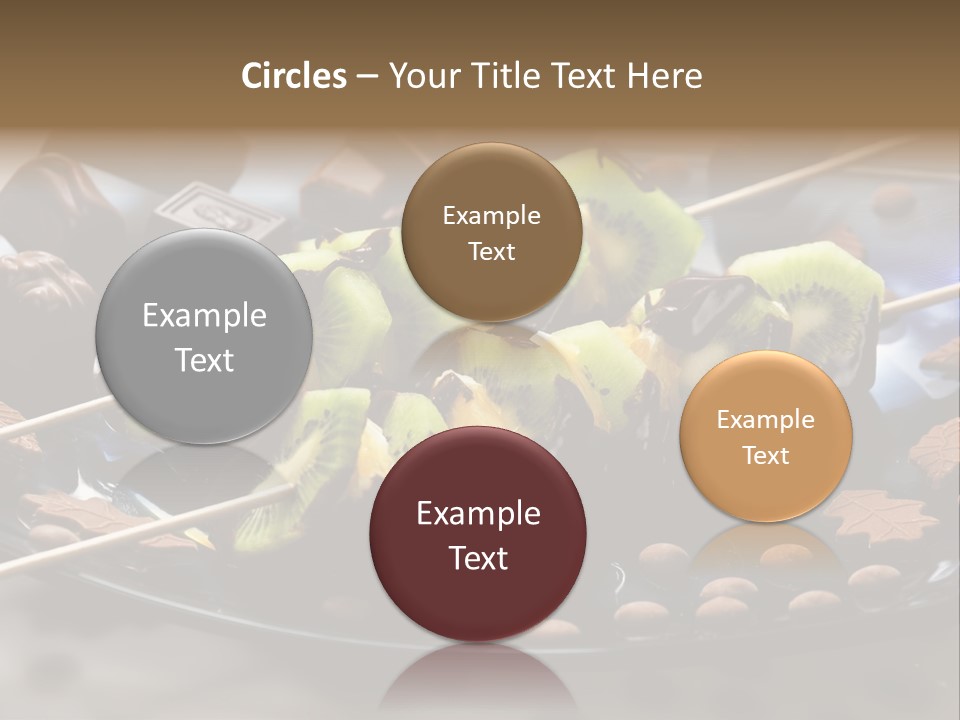 Sweet Vegetarian Skewer PowerPoint Template