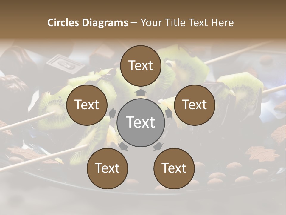 Sweet Vegetarian Skewer PowerPoint Template