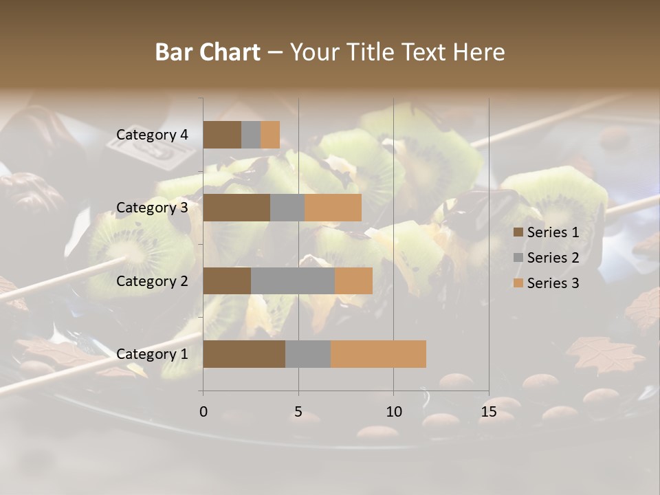 Sweet Vegetarian Skewer PowerPoint Template