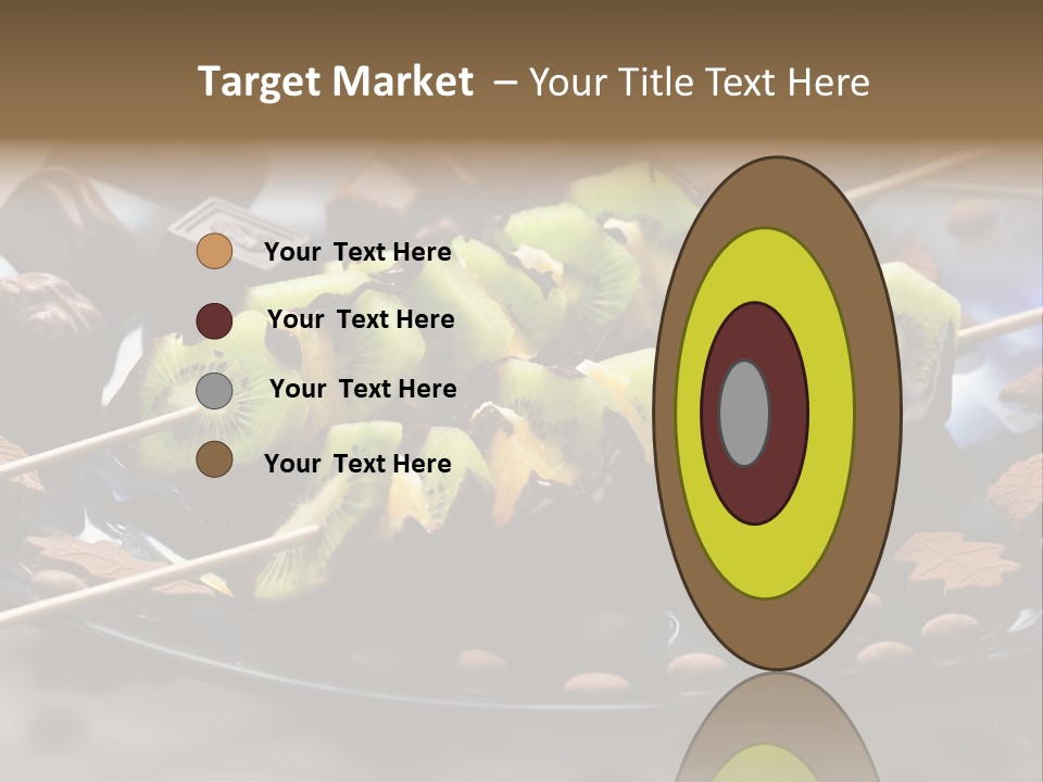 Sweet Vegetarian Skewer PowerPoint Template