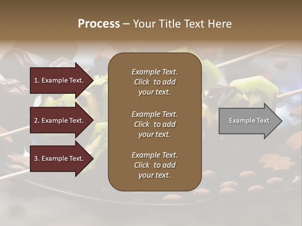 Sweet Vegetarian Skewer PowerPoint Template