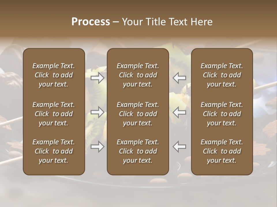 Sweet Vegetarian Skewer PowerPoint Template