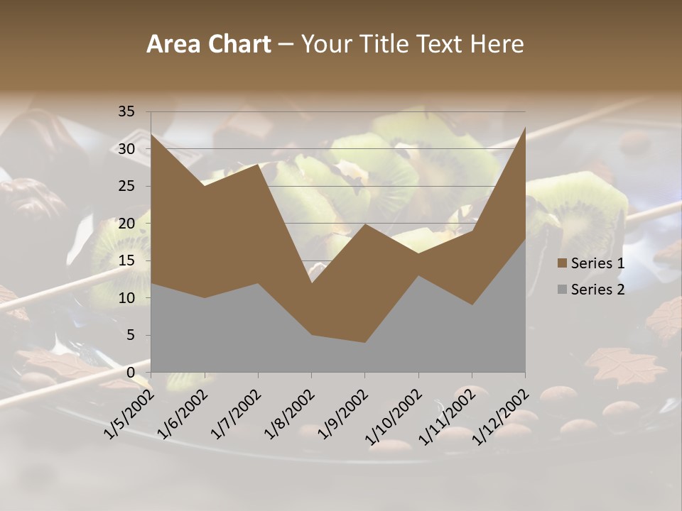 Sweet Vegetarian Skewer PowerPoint Template