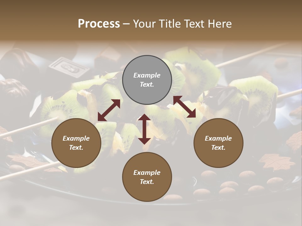 Sweet Vegetarian Skewer PowerPoint Template