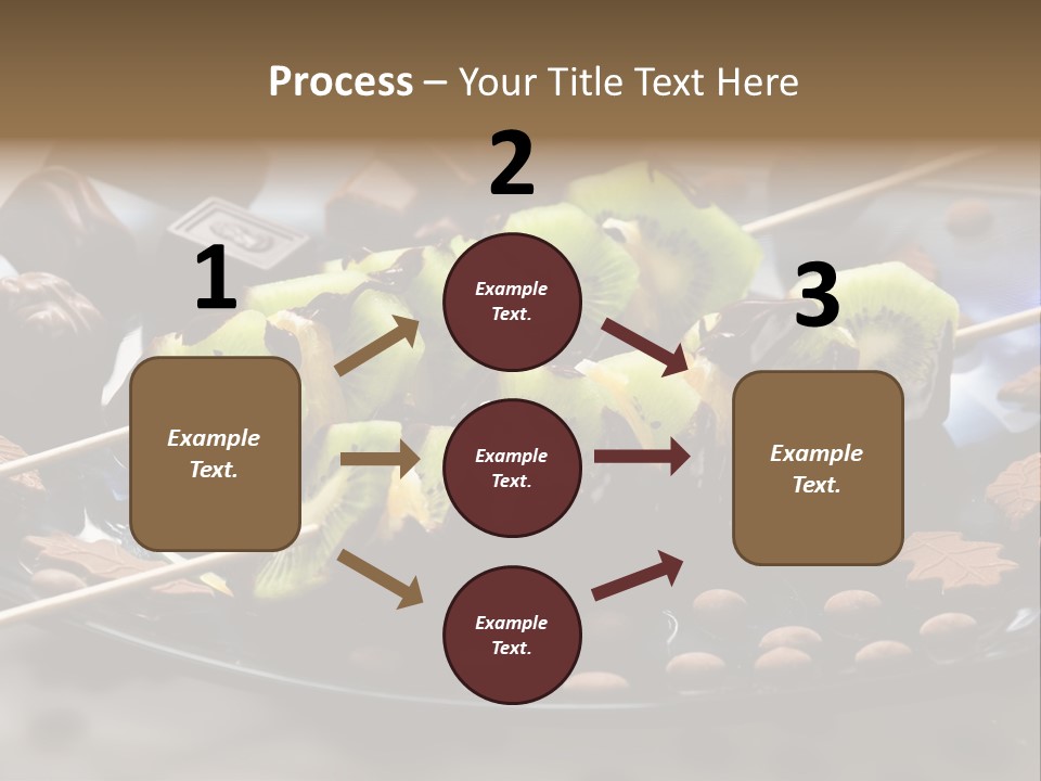 Sweet Vegetarian Skewer PowerPoint Template