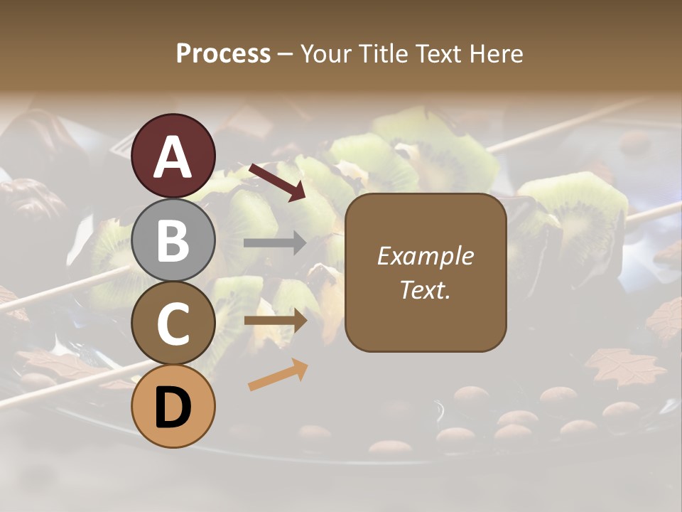 Sweet Vegetarian Skewer PowerPoint Template