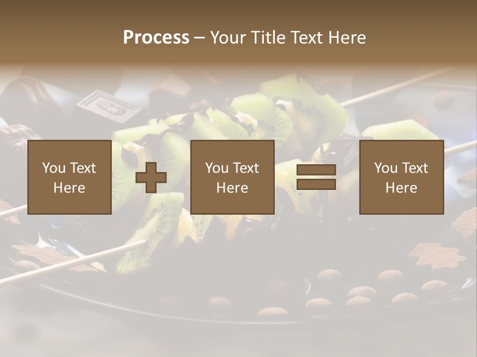 Sweet Vegetarian Skewer PowerPoint Template