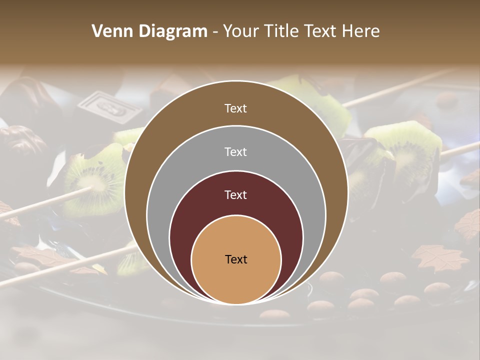 Sweet Vegetarian Skewer PowerPoint Template