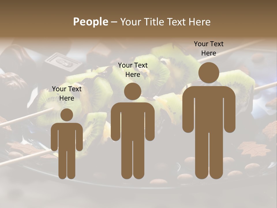 Sweet Vegetarian Skewer PowerPoint Template