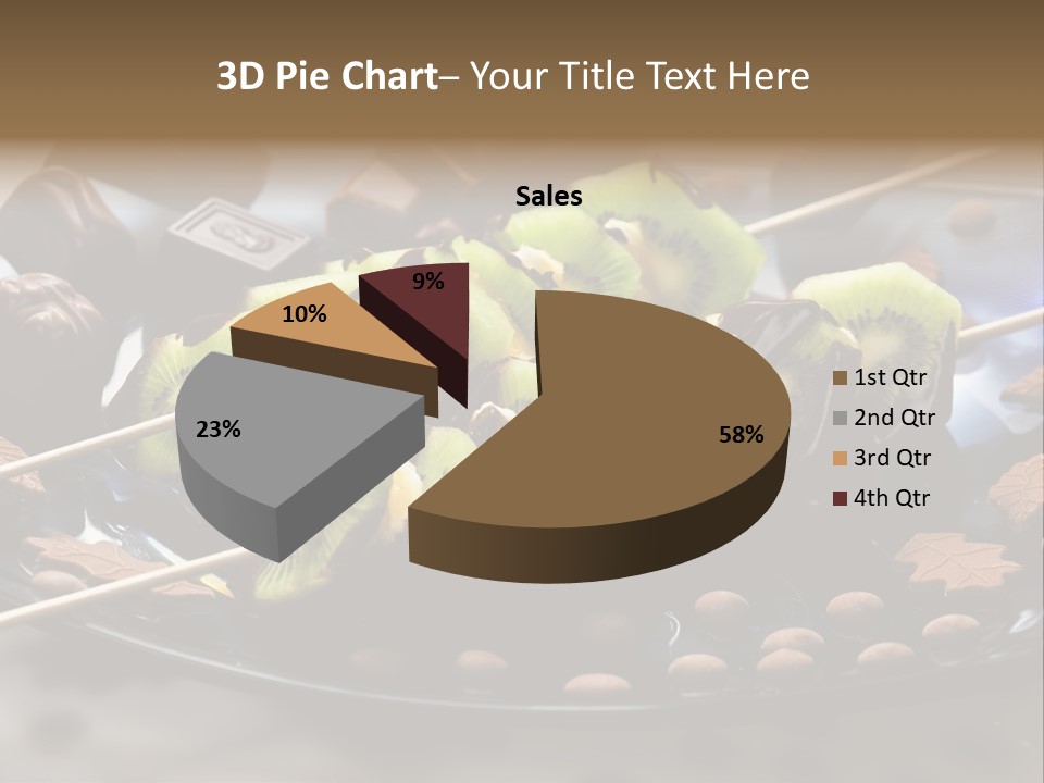 Sweet Vegetarian Skewer PowerPoint Template