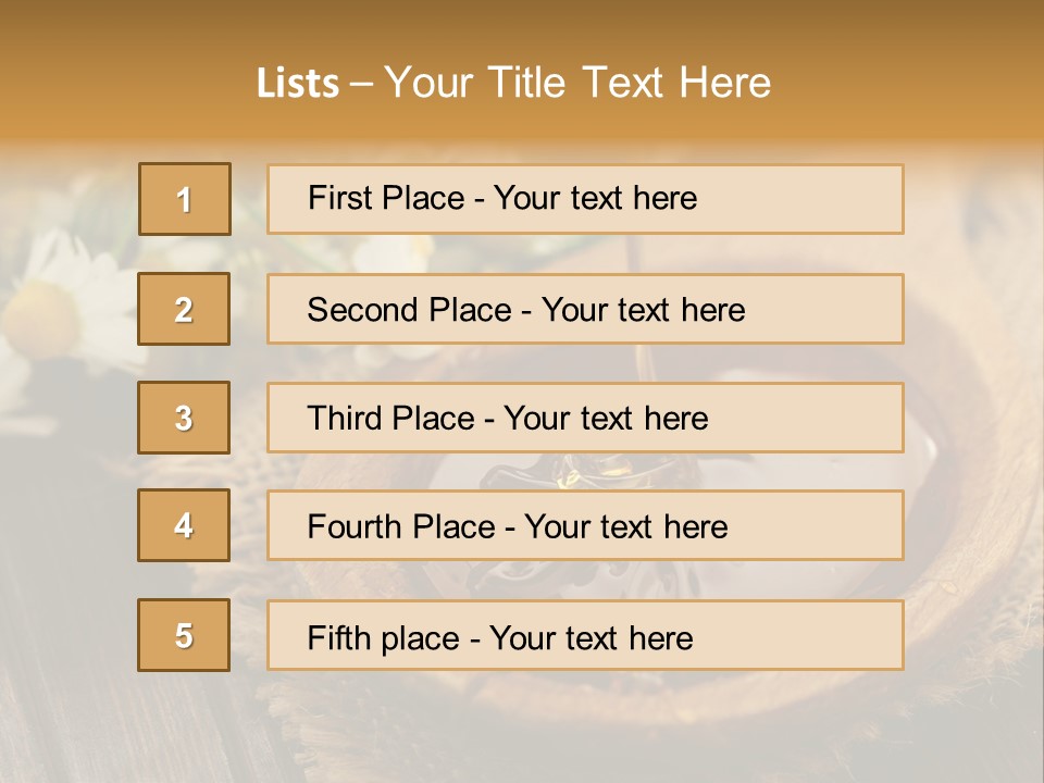Sacking Delicious Rural PowerPoint Template