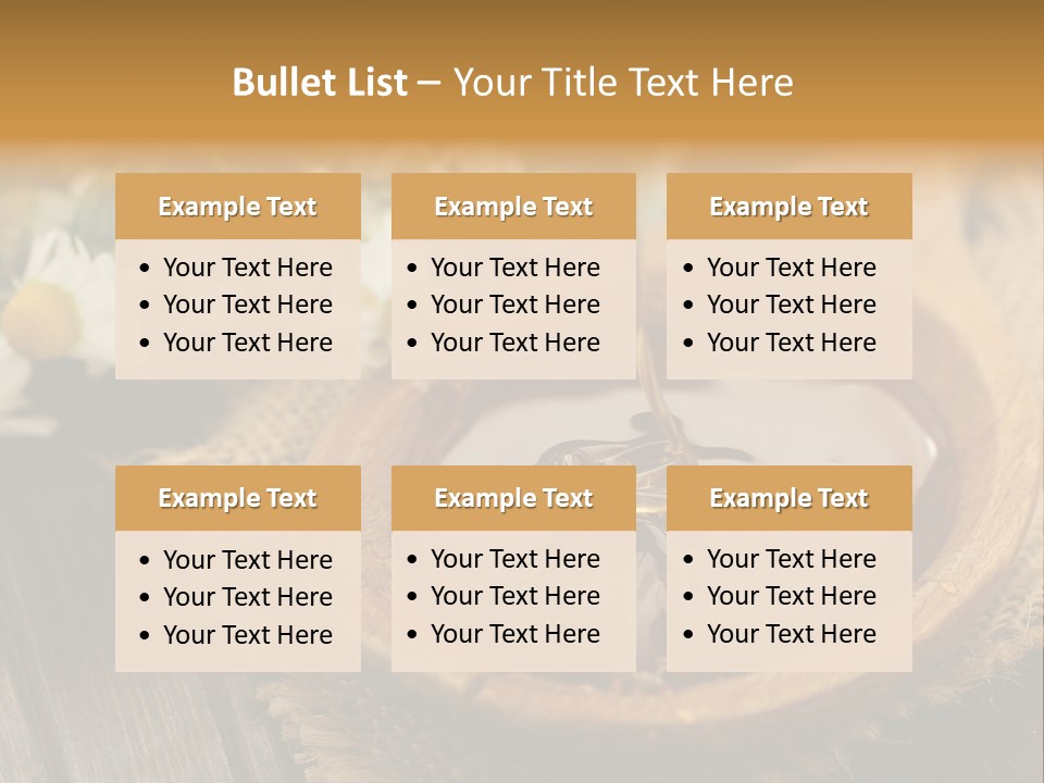 Sacking Delicious Rural PowerPoint Template